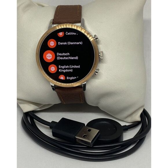 Fossil Gen 4 Authentic Digital Dial Smart Watch Custom Band FTW6016 DC86 - Picture 1 of 12